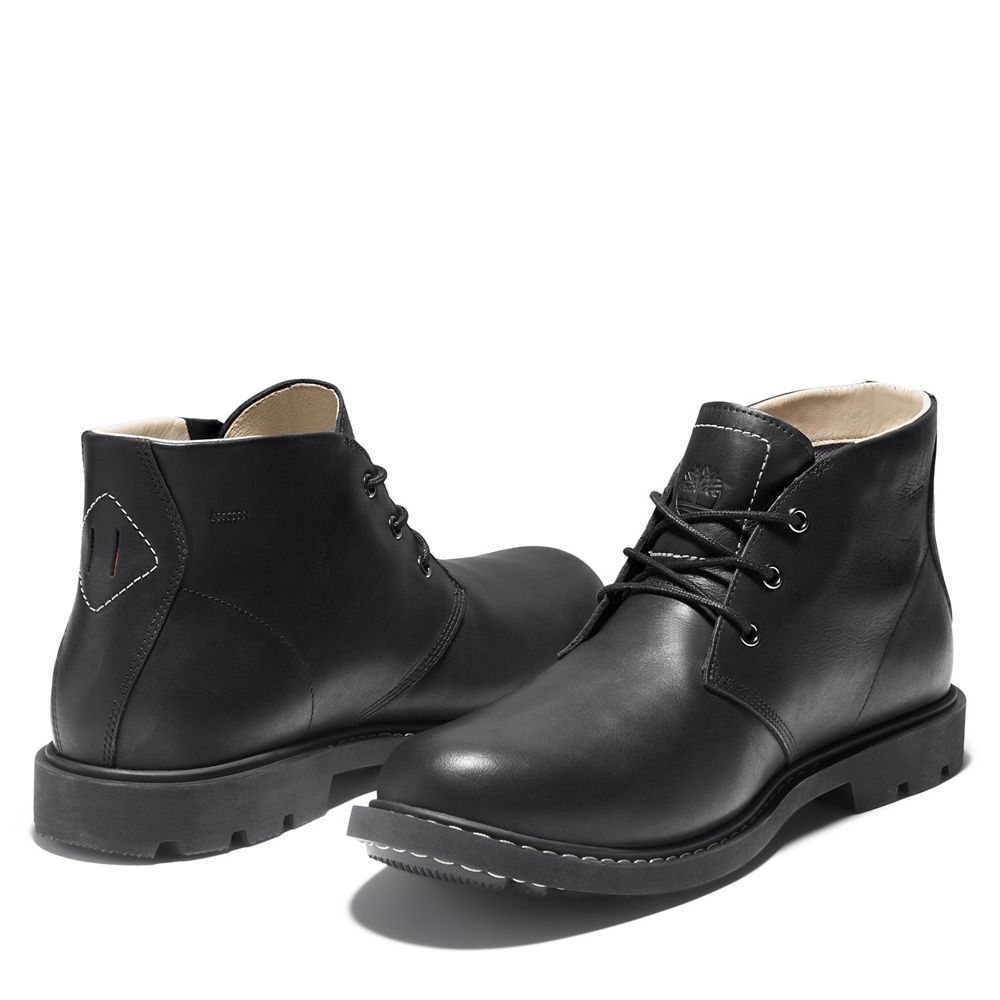 Botas Chukka Masculino - Timberland Belanger Ek+ Impermeavel - BPWLK7132 - Pretas